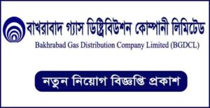 বাখরাবাদ গ্যাস ডিস্ট্রিবিউশন কোম্পানী লিমিটেড (বিজিডিসিএল) নিয়ােগ বিজ্ঞপ্তি