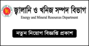জ্বালানি ও খনিজ সম্পদ বিভাগ নিয়োগ বিজ্ঞপ্তি