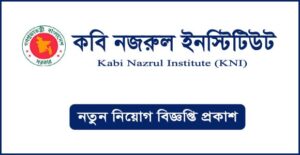 কবি নজরুল ইনস্টিটিউট নিয়োগ বিজ্ঞপ্তি