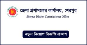 শেরপুর জেলা প্রশাসকের কার্যালয় নিয়োগ বিজ্ঞপ্তি ২০২৪-Sherpur DC Office Job Circular 2024