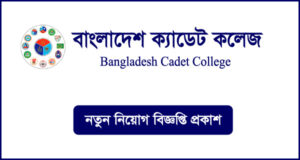 বাংলাদেশ ক্যাডেট কলেজ নিয়োগ বিজ্ঞপ্তি-Cadet College Job Circular