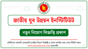 জাতীয় যুব উন্নয়ন ইনস্টিটিউট নিয়োগ বিজ্ঞপ্তি