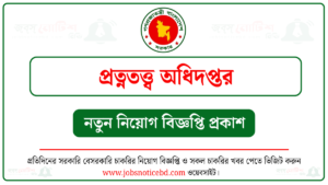 প্রত্নতত্ত্ব অধিদপ্তর নিয়োগ বিজ্ঞপ্তি