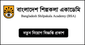 Bangladesh Shilpakala Academy (BSA) Job Circular